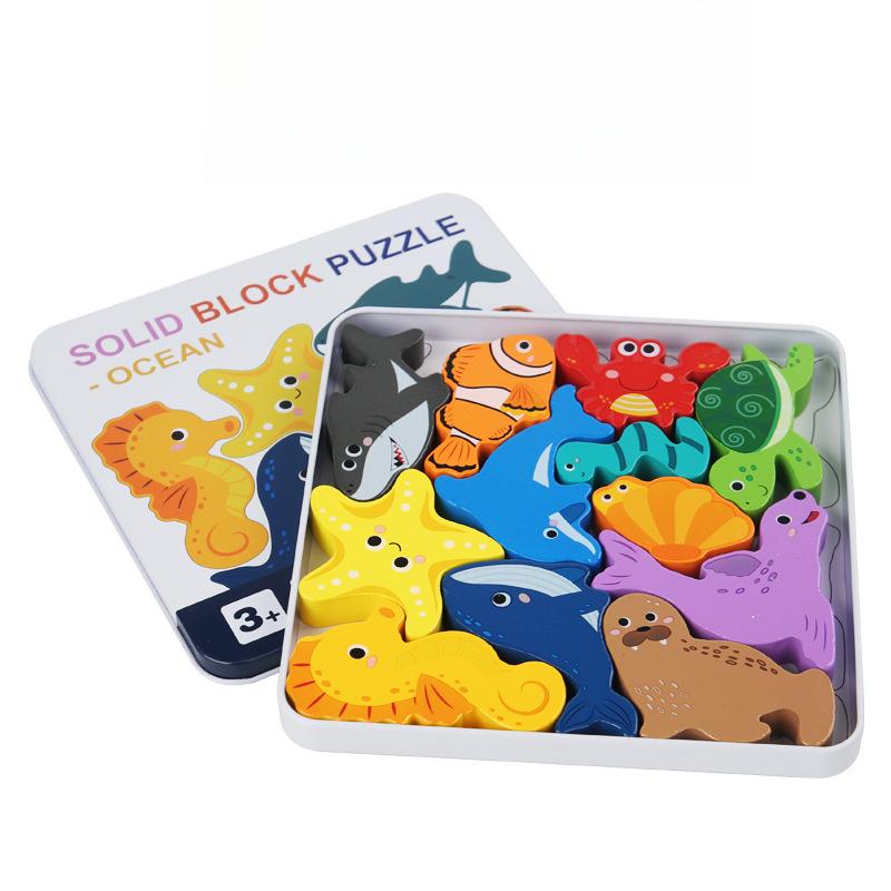 Детский деревянный пазл Креативный 3D пазл в железной коробке для развития детского интеллекта Ранняя развивающая игрушка для детей
Детский деревянный пазл Креативный 3D пазл в железной коробке для развития детского интеллекта Ранняя развивающая игрушка для детей