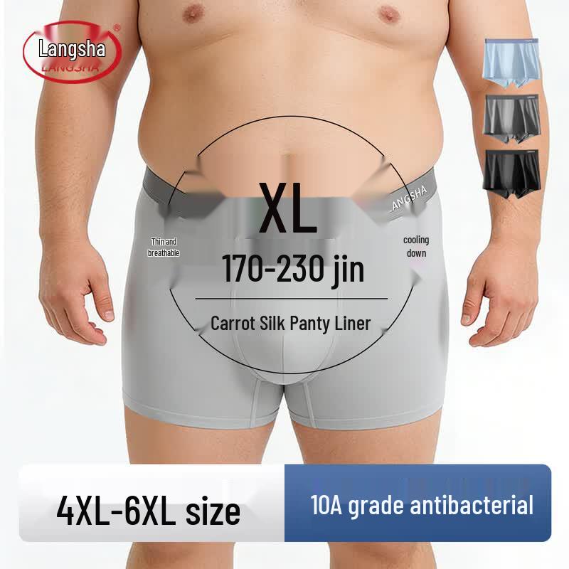 Langsah Men s Plus Size Ice Silk Boxer Briefs 4XL
Langsah Men s Plus Size Ice Silk Boxer Briefs 4XL