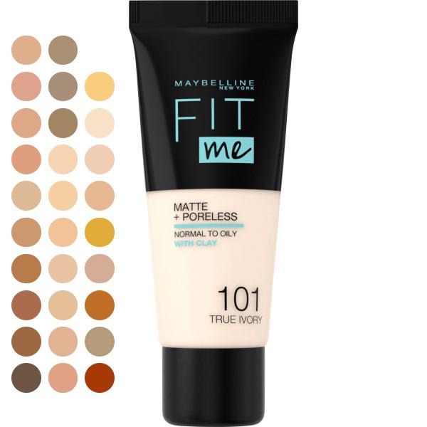 Maybelline Матовая и беспористая тональная основа 101 30 мл
Maybelline Матовая и беспористая тональная основа 101 30 мл