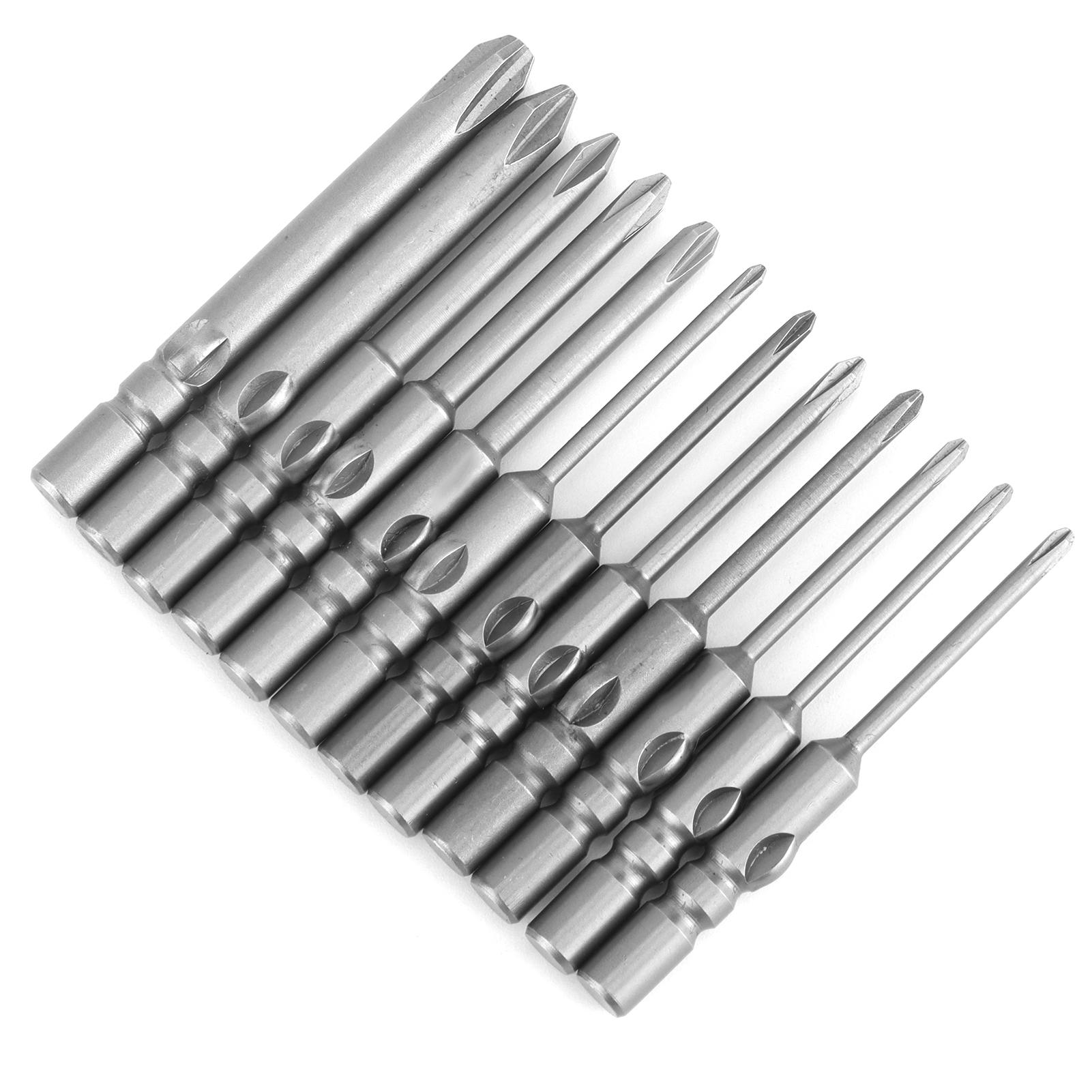 12Pcs Cross Bit Magnetic Screwdriver Accessories Electric Drill Manual Tightening Tool 4mm
12Pcs Cross Bit Magnetic Screwdriver Accessories Electric Drill Manual Tightening Tool 4mm