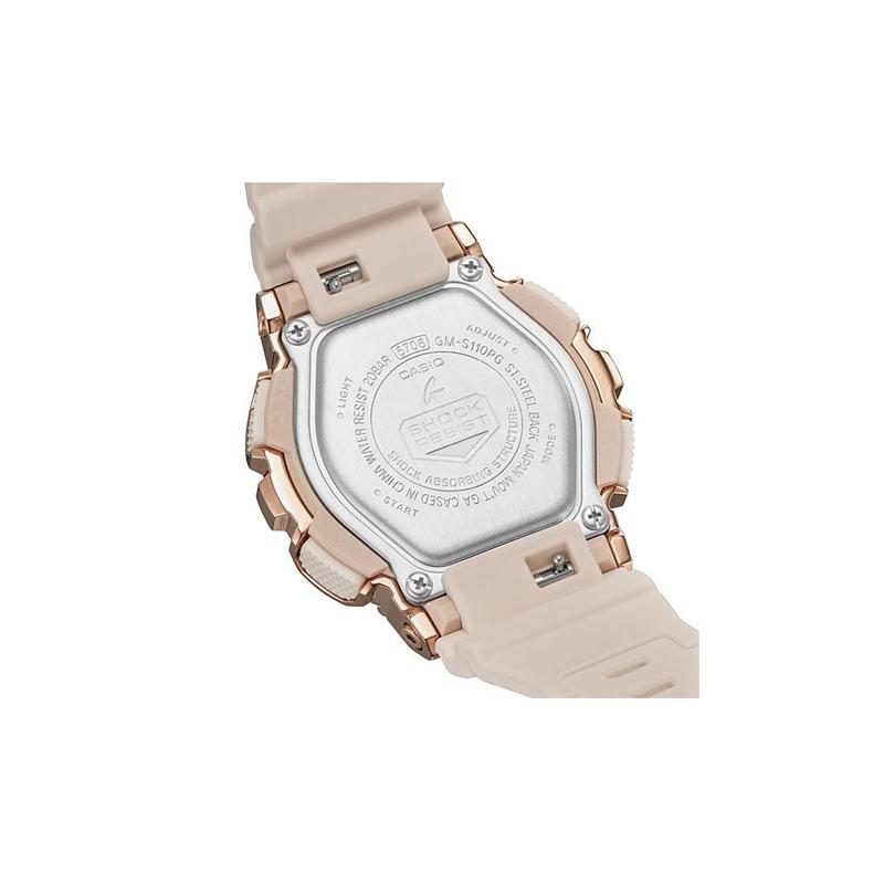 CASIO 200 meters waterproof Quartz resin strap women s watch gold dial GM-S110PG-4AJF золотий
CASIO 200 meters waterproof Quartz resin strap women s watch gold dial GM-S110PG-4AJF золотий