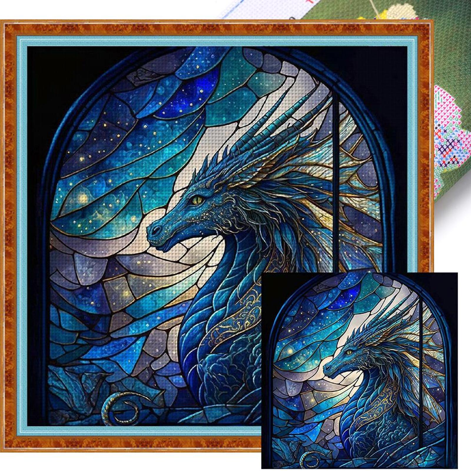 40*40см Повна вишивка Еко-бавовняна нитка 11CT Друкований Вітражний Дракон Набір для вишивання хрестиком Домашній декор Живопис Набір для вишивання
40*40см Повна вишивка Еко-бавовняна нитка 11CT Друкований Вітражний Дракон Набір для вишивання хрестиком Домашній декор Живопис Набір для вишивання