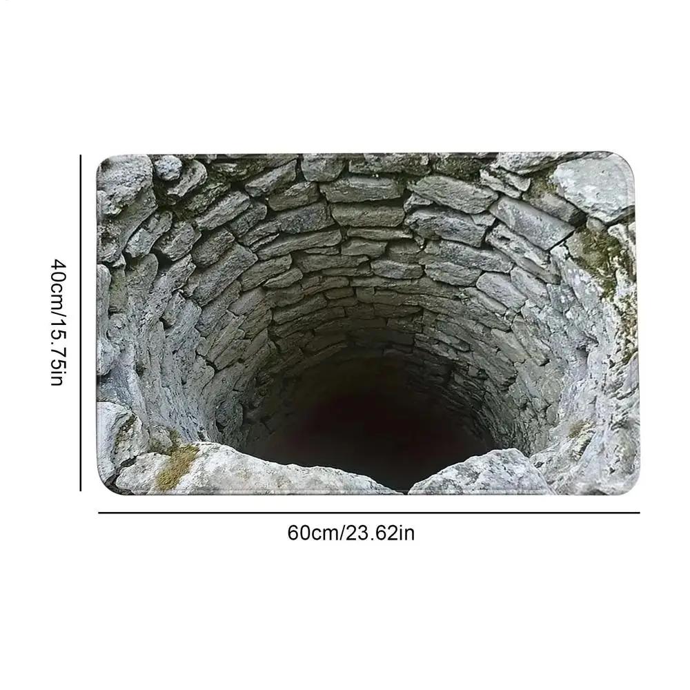 VIKAMA 3D Carpet Optical Illusion Decoration Door Mat Bedroom Living Room Bathroom 3D Illusion Hole Carpet Home Decoration 40x 60cm
VIKAMA 3D Carpet Optical Illusion Decoration Door Mat Bedroom Living Room Bathroom 3D Illusion Hole Carpet Home Decoration 40x 60cm