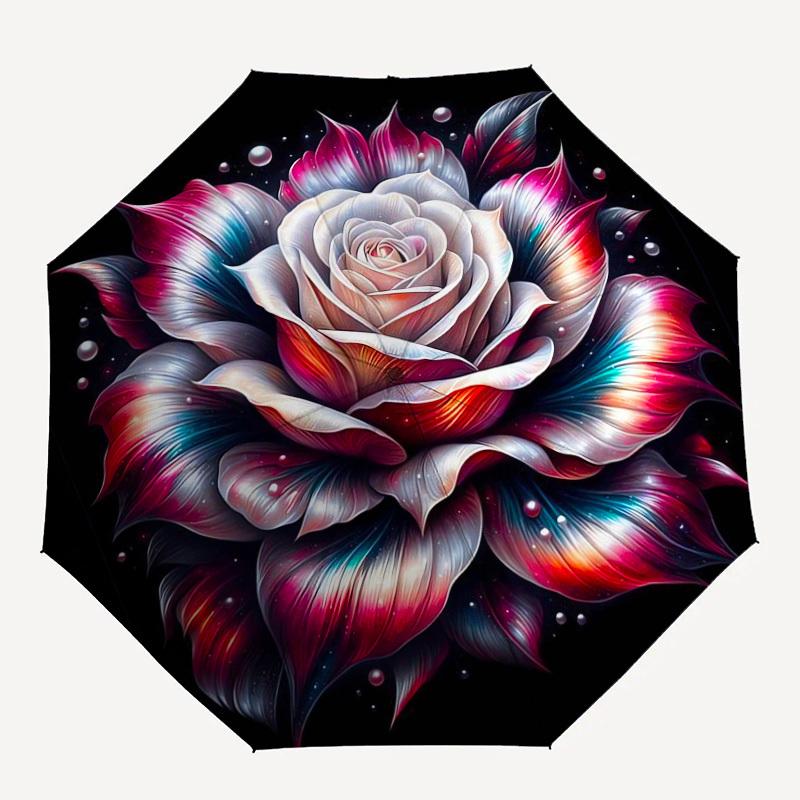 1pc Rose Flower Pattern Umbrella Automatic Opening and Closing Umbrella, High quality Umbrella, Ideal Gift for Her 184
1pc Rose Flower Pattern Umbrella Automatic Opening and Closing Umbrella, High quality Umbrella, Ideal Gift for Her 184