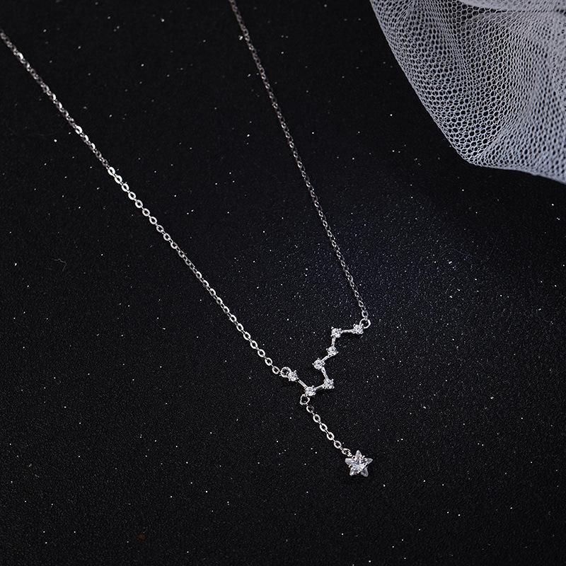 Luxury Big Dipper Tassel Necklace Sparkling Fine Minimalist Design Choker Chain
Luxury Big Dipper Tassel Necklace Sparkling Fine Minimalist Design Choker Chain