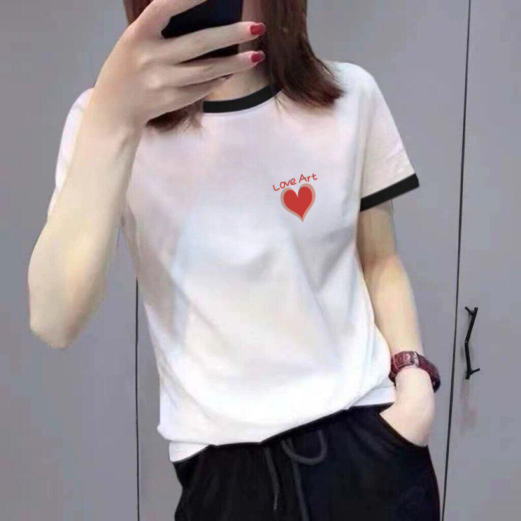 Korean Retro White Floral Short Sleeve T-Shirt with Contrasting Collar for Women L
Korean Retro White Floral Short Sleeve T-Shirt with Contrasting Collar for Women L