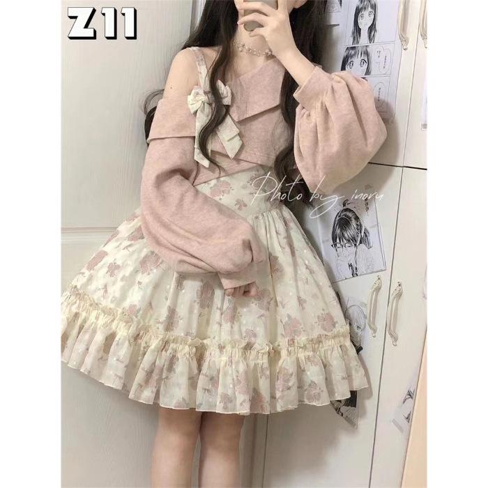New Floral Print Spaghetti Strap Corduroy Dress with One Shoulder Woolen Hem L
New Floral Print Spaghetti Strap Corduroy Dress with One Shoulder Woolen Hem L
