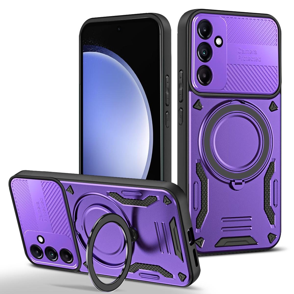 For Samsung Galaxy S25 FE Magnetic Case Shockproof TPU + PC Phone Back Cover with Kickstand
For Samsung Galaxy S25 FE Magnetic Case Shockproof TPU + PC Phone Back Cover with Kickstand