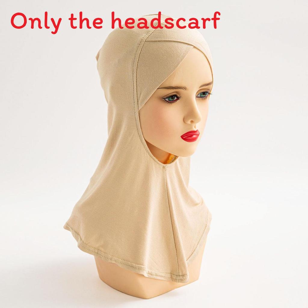 Cotton Solid Color Head Cover With Cross Neck For Women Summer Winter Breathable 49
Cotton Solid Color Head Cover With Cross Neck For Women Summer Winter Breathable 49