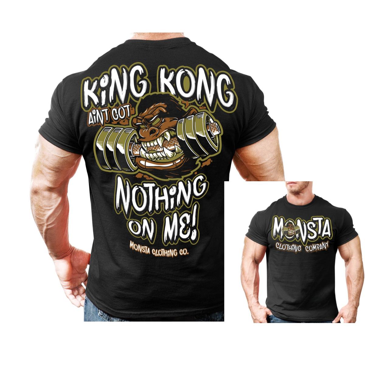 KING KONG Aint Got Nothing on Me Outdoor Sports and Leisure Tshirt Mens and Womens Luxury Brand Top M
KING KONG Aint Got Nothing on Me Outdoor Sports and Leisure Tshirt Mens and Womens Luxury Brand Top M