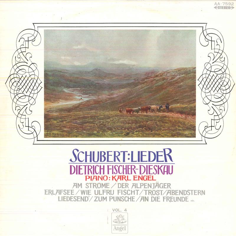 LP Record DIETRICH FISCHER-DIESKAU, KARL ENGE - Schubert/Lieder-vol.4 AA7592 TOSHIBA Japan Classical Used
LP Record DIETRICH FISCHER-DIESKAU, KARL ENGE - Schubert/Lieder-vol.4 AA7592 TOSHIBA Japan Classical Used