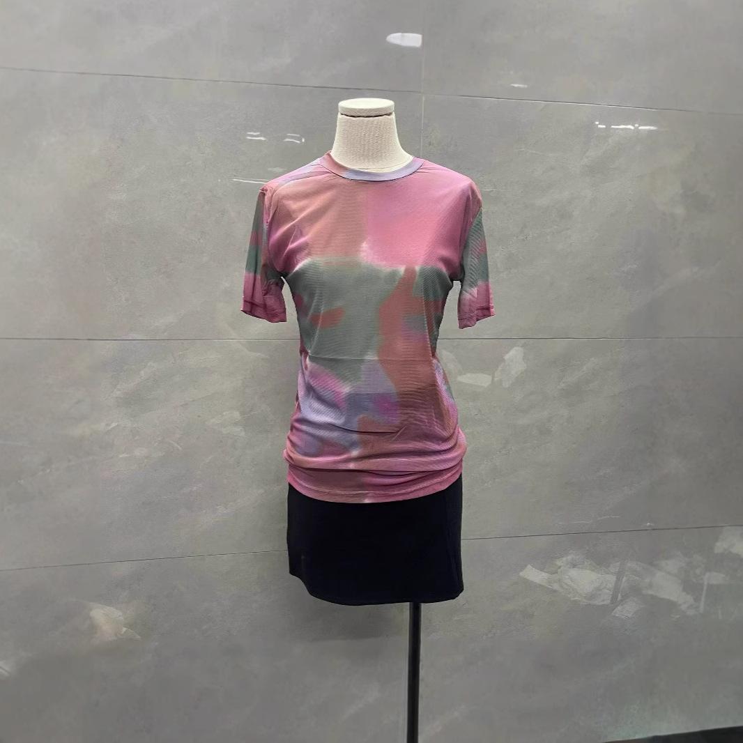 Hong Kong Retro Ink Print Mesh Top: Women s Slimming Short Sleeve Shirt for Spring and Autumn S (recommended ~95 jin)
Hong Kong Retro Ink Print Mesh Top: Women s Slimming Short Sleeve Shirt for Spring and Autumn S (recommended ~95 jin)