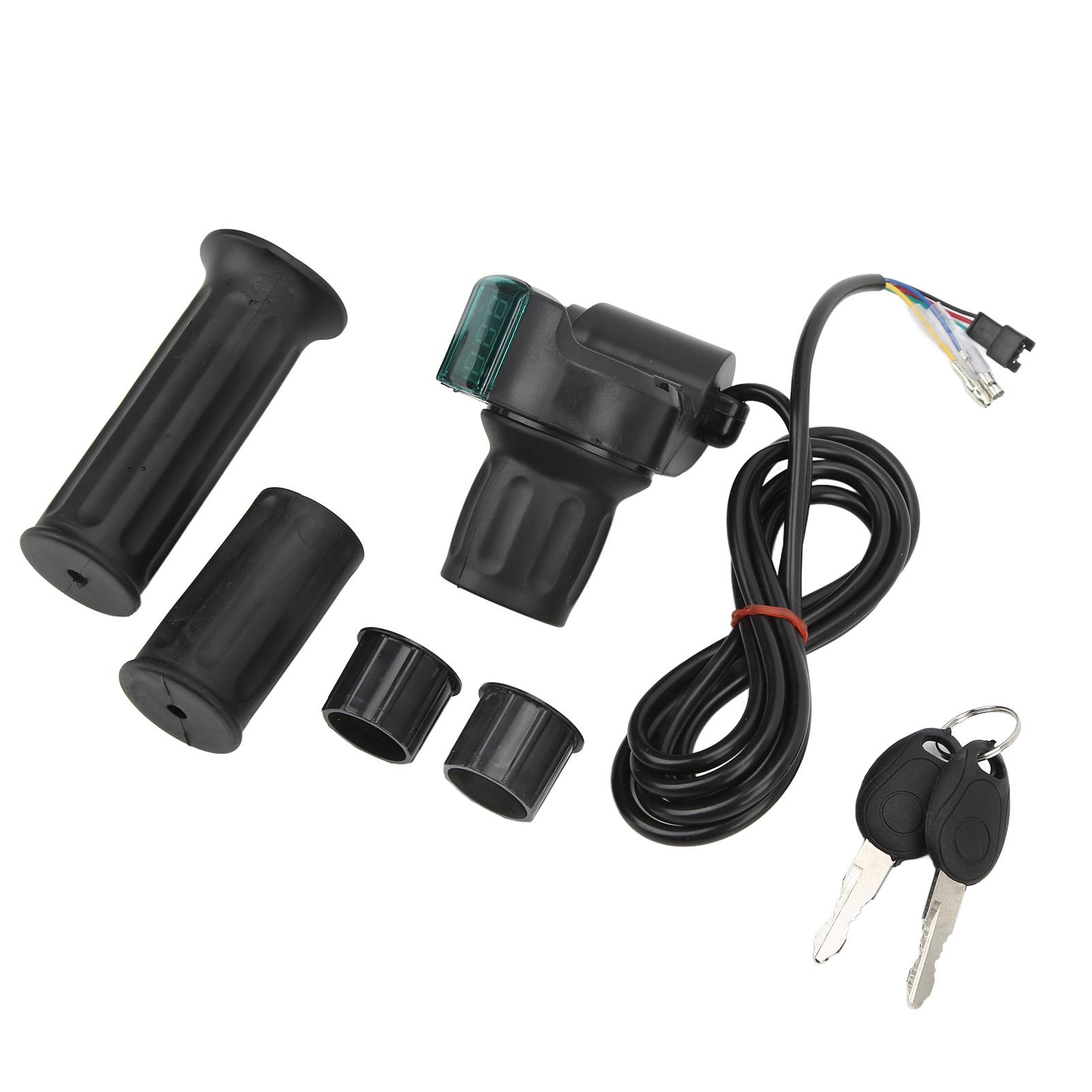 Электрический велосипед Twist Throttle Grip Set Универсальный регулятор скорости с дисплеем Правая половина ручки для электромобилей
Электрический велосипед Twist Throttle Grip Set Универсальный регулятор скорости с дисплеем Правая половина ручки для электромобилей