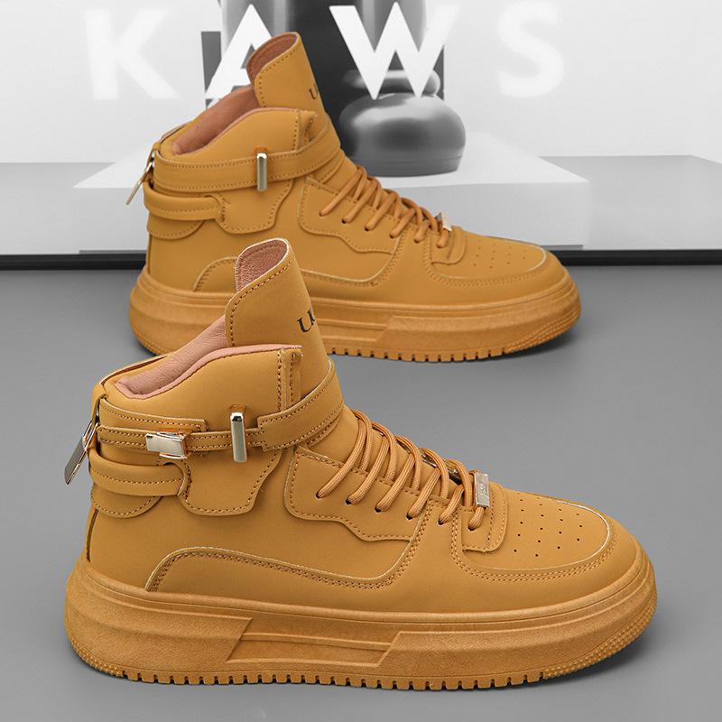 ins men s shoes hip-hop metal buckle high-top leather boots boys high-soled casual white photo shoes trendy photo board shoes 44 верблюд
ins men s shoes hip-hop metal buckle high-top leather boots boys high-soled casual white photo shoes trendy photo board shoes 44 верблюд