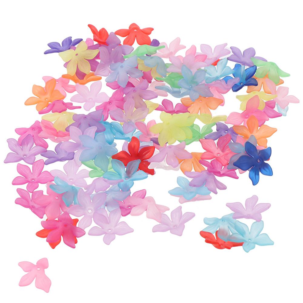 100pcs Mixed Colors Matte Beads Colorful Acrylic Beads Lily Flower Beads DIY Jewelry Making
100pcs Mixed Colors Matte Beads Colorful Acrylic Beads Lily Flower Beads DIY Jewelry Making