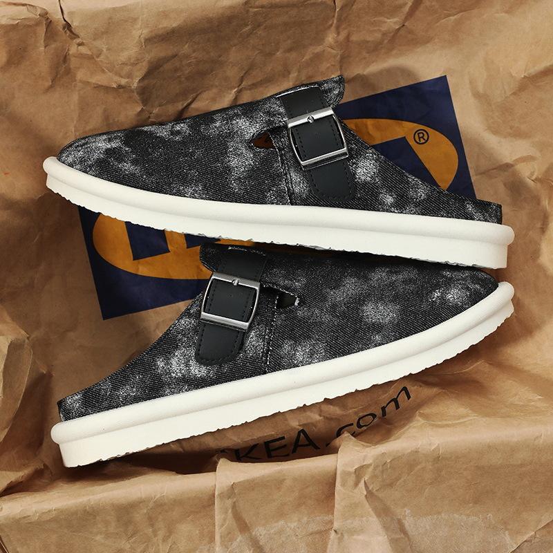 Модные высококачественные Модные лаконичные мужские тапочки Ретро Нескользящая обувь Дышащие Мягкая подошва Повседневная обувь для мужчин zapatos de hombre 39 чёрный
Модные высококачественные Модные лаконичные мужские тапочки Ретро Нескользящая обувь Дышащие Мягкая подошва Повседневная обувь для мужчин zapatos de hombre 39 чёрный