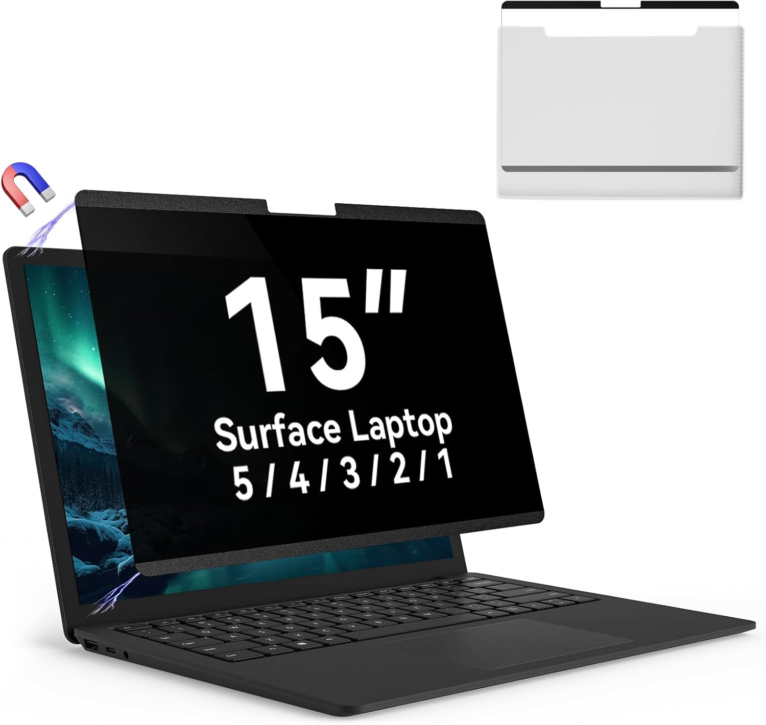 Магнітний захисний захисний захисний плінтус для екрана Microsoft Surface Pro 7+/7/6/5/4/3-12.3 In, багаторазовий захисний захисний захисний плінтус для екрану Surface Pro 7, Surface Pro 8 9 10 11 15 Inch Privacy Screen
Магнітний захисний захисний захисний плінтус для екрана Microsoft Surface Pro 7+/7/6/5/4/3-12.3 In, багаторазовий захисний захисний захисний плінтус для екрану Surface Pro 7, Surface Pro 8 9 10 11 15 Inch Privacy Screen