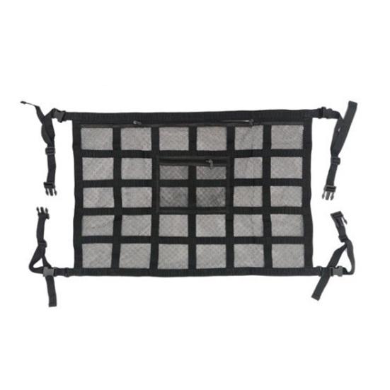 Car Ceiling Storage Mesh Bag Hanging Bag with 4 Fixed Buckles Double-Layered Mesh 9 Reinforced Straps Storage Net for Secure Lightweight Item Storage чорний
Car Ceiling Storage Mesh Bag Hanging Bag with 4 Fixed Buckles Double-Layered Mesh 9 Reinforced Straps Storage Net for Secure Lightweight Item Storage чорний