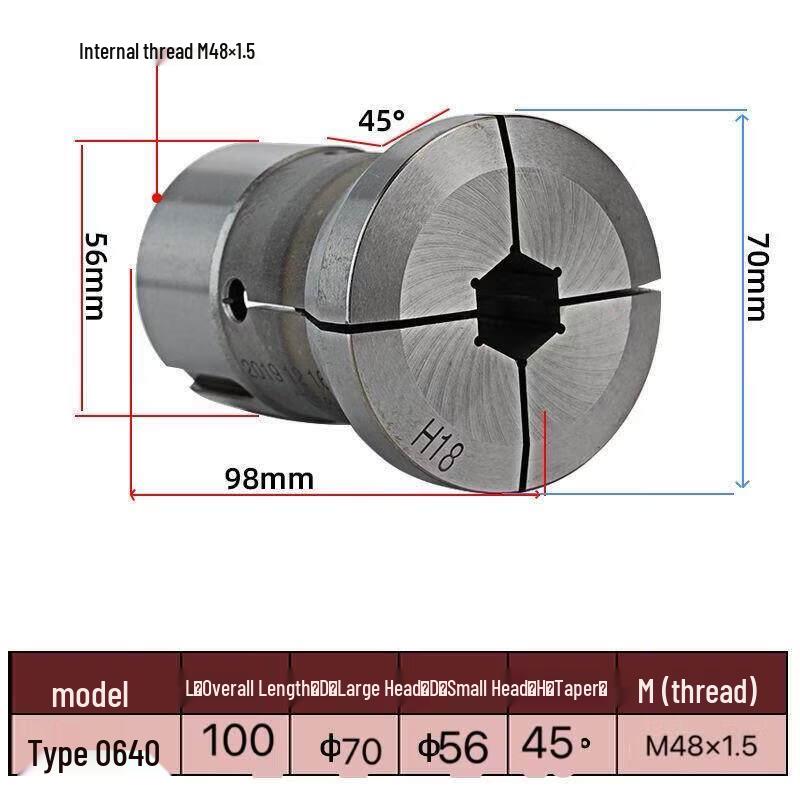 High-Precision Hexagonal Through-Hole CNC Lathe Collet
High-Precision Hexagonal Through-Hole CNC Lathe Collet