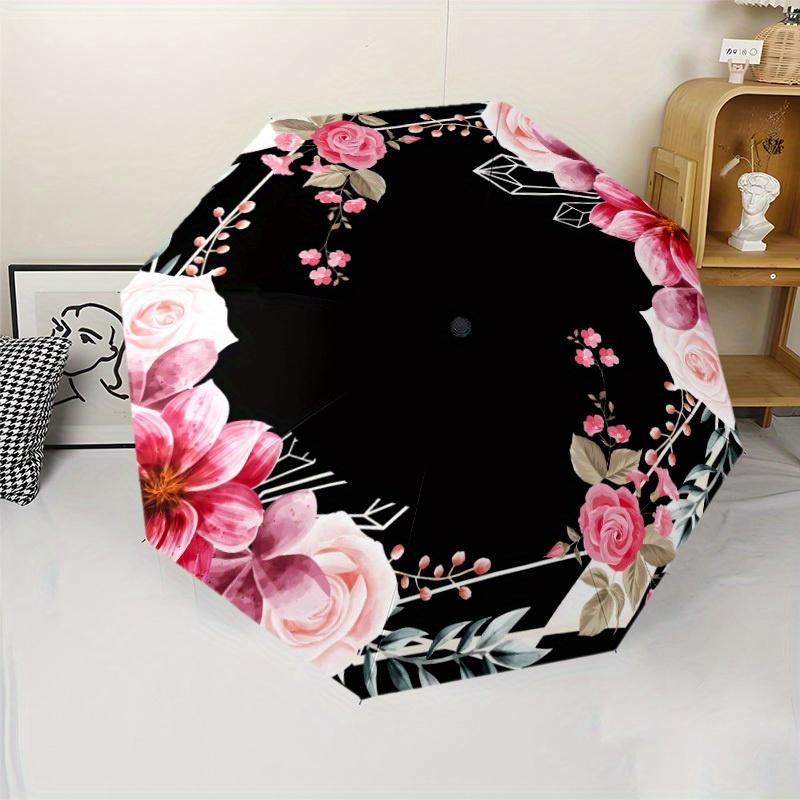 Beautiful pink flowers Folding umbrella gift suitable for both men and women sturdy iron frame, plastic handle portable for tr (as the picture,Iron&8K)
Beautiful pink flowers Folding umbrella gift suitable for both men and women sturdy iron frame, plastic handle portable for tr (as the picture,Iron&8K)