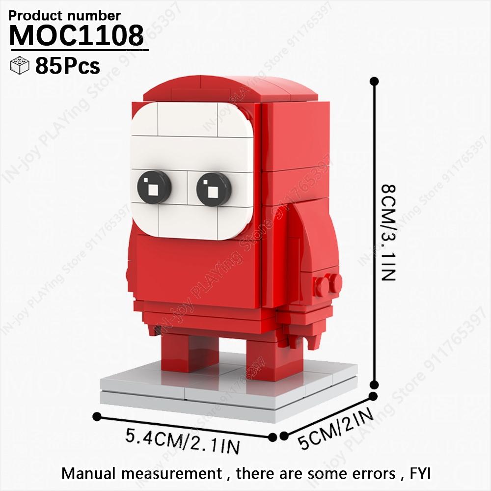 MOOXI Мультяшний Аніме Персонаж Робот Тварини Модель MOC Цеглинки DIY Зібрані Будівельні Блоки Фігурка Іграшка Колекція Прикраса Подарунок
MOOXI Мультяшний Аніме Персонаж Робот Тварини Модель MOC Цеглинки DIY Зібрані Будівельні Блоки Фігурка Іграшка Колекція Прикраса Подарунок