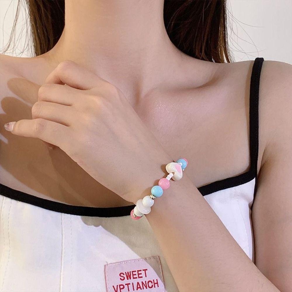 Korean Style Candy Color Bracelet Liuli Star Charms Bracelet Jewelry Accessories Decoration
Korean Style Candy Color Bracelet Liuli Star Charms Bracelet Jewelry Accessories Decoration