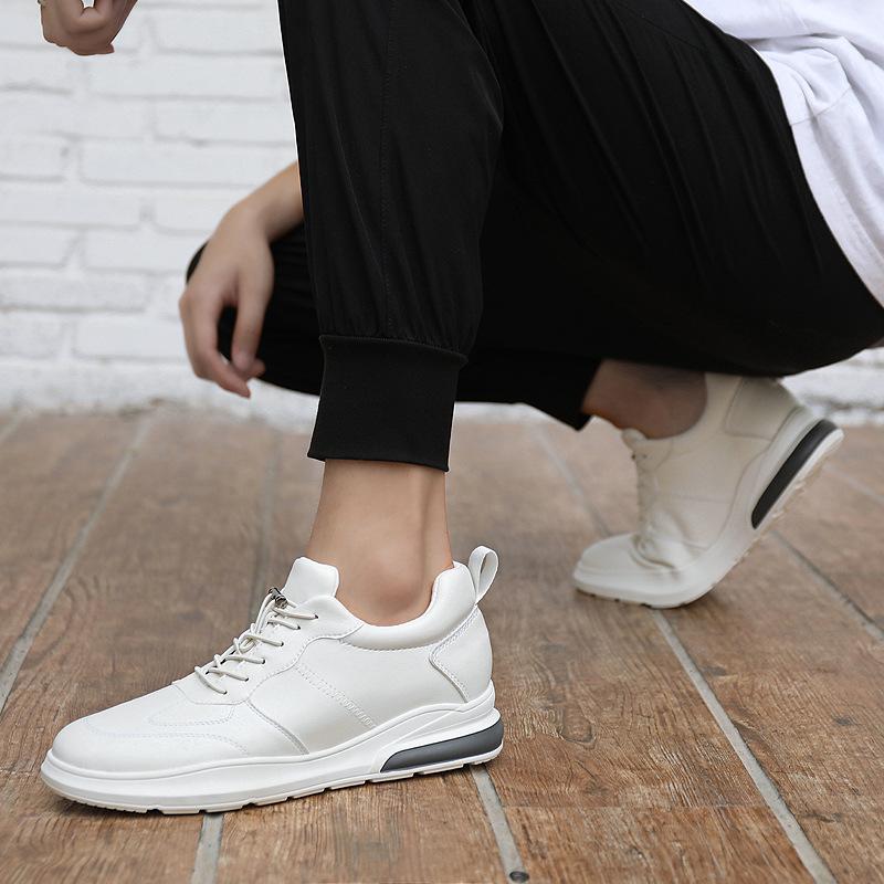 Men s cowhide breathable sports and leisure shoes trend lace-up-free board shoes trendy shoes small white inner height-increasing leather shoes men 37
Men s cowhide breathable sports and leisure shoes trend lace-up-free board shoes trendy shoes small white inner height-increasing leather shoes men 37