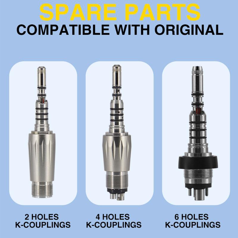 Dental fiber optic high-speed mobile phone connector compatible with Kavo connection ISO international standard coupler LED 6 holes срібний
Dental fiber optic high-speed mobile phone connector compatible with Kavo connection ISO international standard coupler LED 6 holes срібний