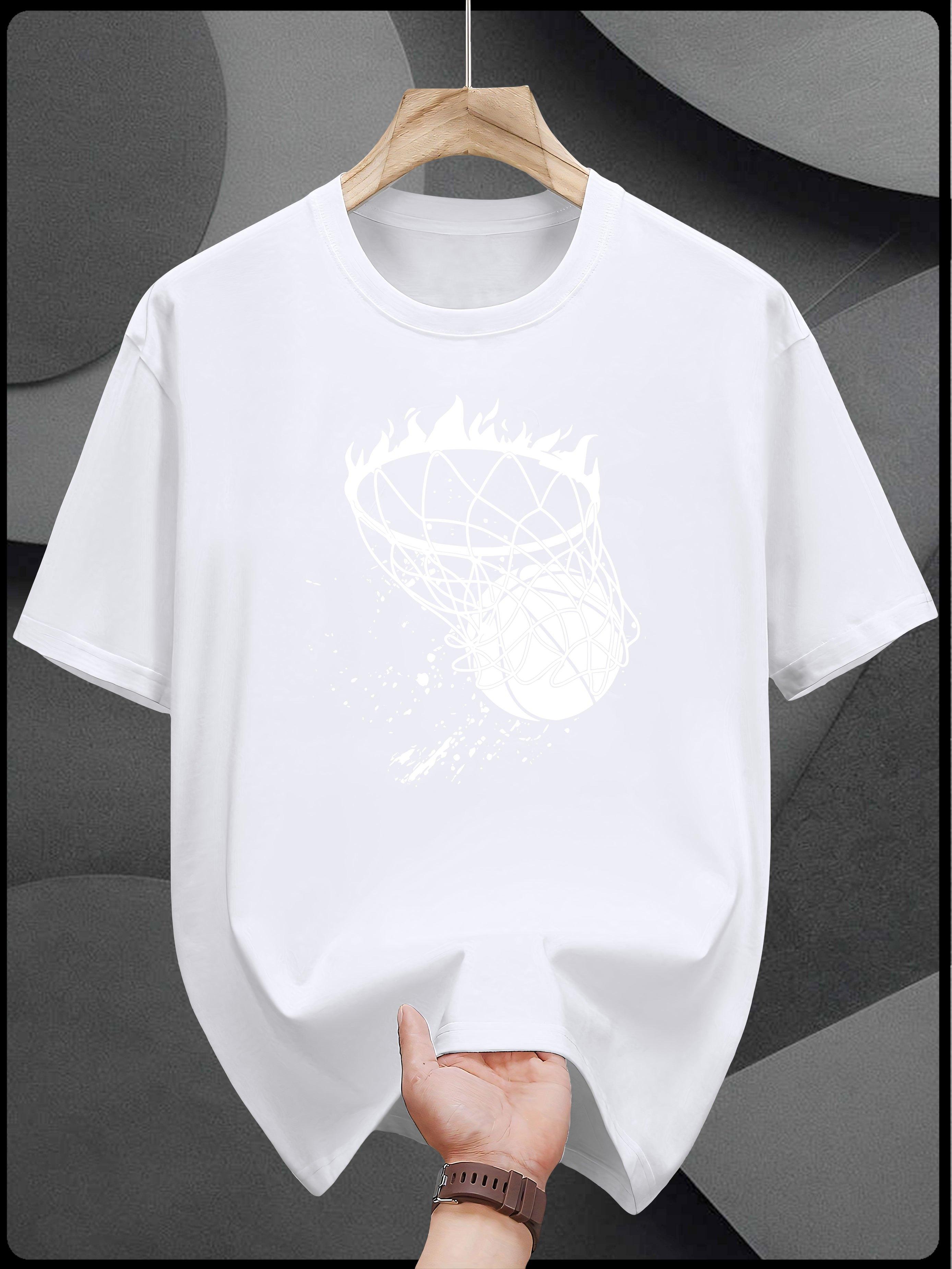 100% T-shirt with Basketball Graphic Print - Breathable Regular Fit Casual Summer Tee for Adults XXXL
100% T-shirt with Basketball Graphic Print - Breathable Regular Fit Casual Summer Tee for Adults XXXL