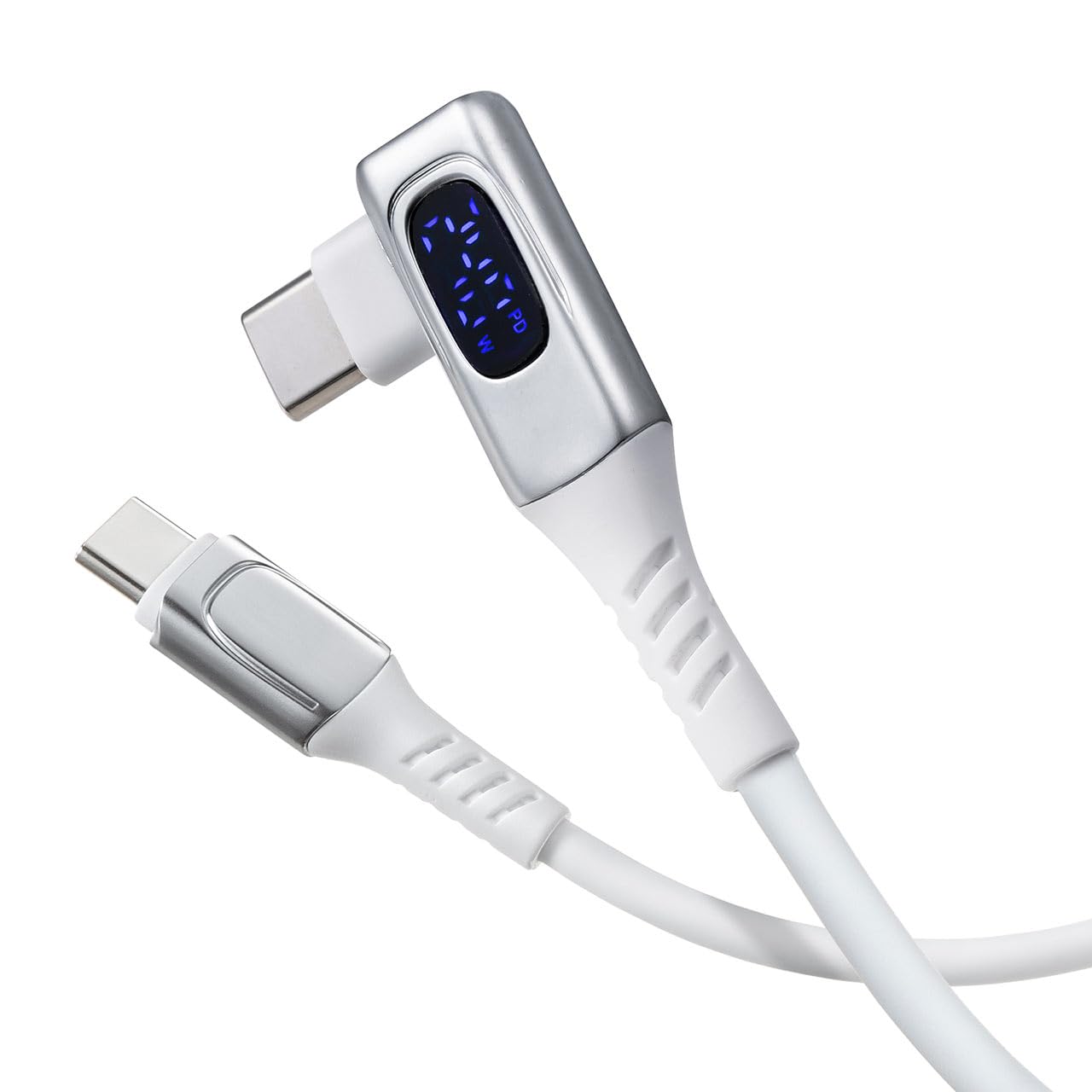 SANWA DIRECT USB-кабель-коннектор PD 240 Вт с функцией отображения мощности Быстрая зарядка 1 м Мягкий силиконовый кабель Type-C L-образный 500-USB078L-1
SANWA DIRECT USB-кабель-коннектор PD 240 Вт с функцией отображения мощности Быстрая зарядка 1 м Мягкий силиконовый кабель Type-C L-образный 500-USB078L-1