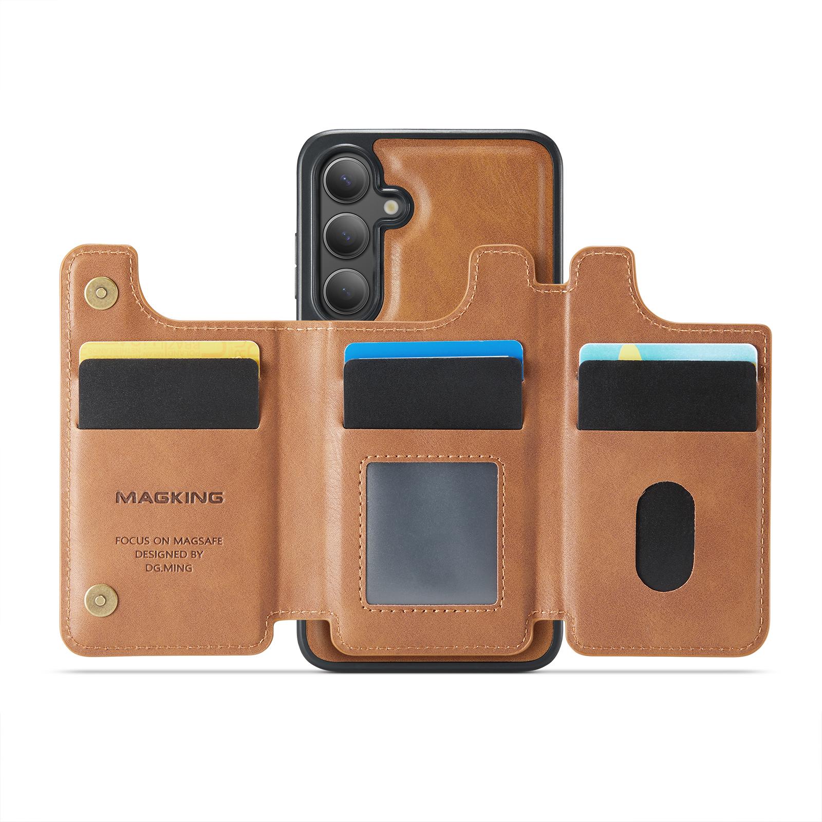 MAGKING K3 Series For Samsung Galaxy S25+ Case Compatible with MagSafe Wallet PC+TPU+PU Phone Cover Green
MAGKING K3 Series For Samsung Galaxy S25+ Case Compatible with MagSafe Wallet PC+TPU+PU Phone Cover Green