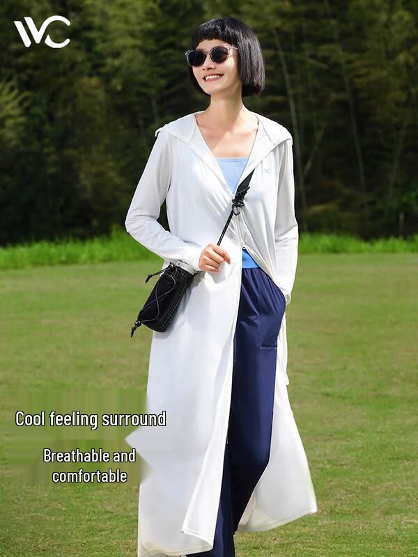 VVC Women s Long Hooded Ice Silk Sun Protection Jacket
VVC Women s Long Hooded Ice Silk Sun Protection Jacket