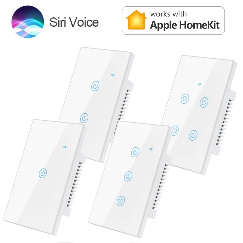 WIFI Умный дом Сенсорный сенсорный переключатель Siri Голосовое управление 1/2/3/4 Gang Wall Switch Нейтральный провод Требуется работа с Apple Homekit
WIFI Умный дом Сенсорный сенсорный переключатель Siri Голосовое управление 1/2/3/4 Gang Wall Switch Нейтральный провод Требуется работа с Apple Homekit