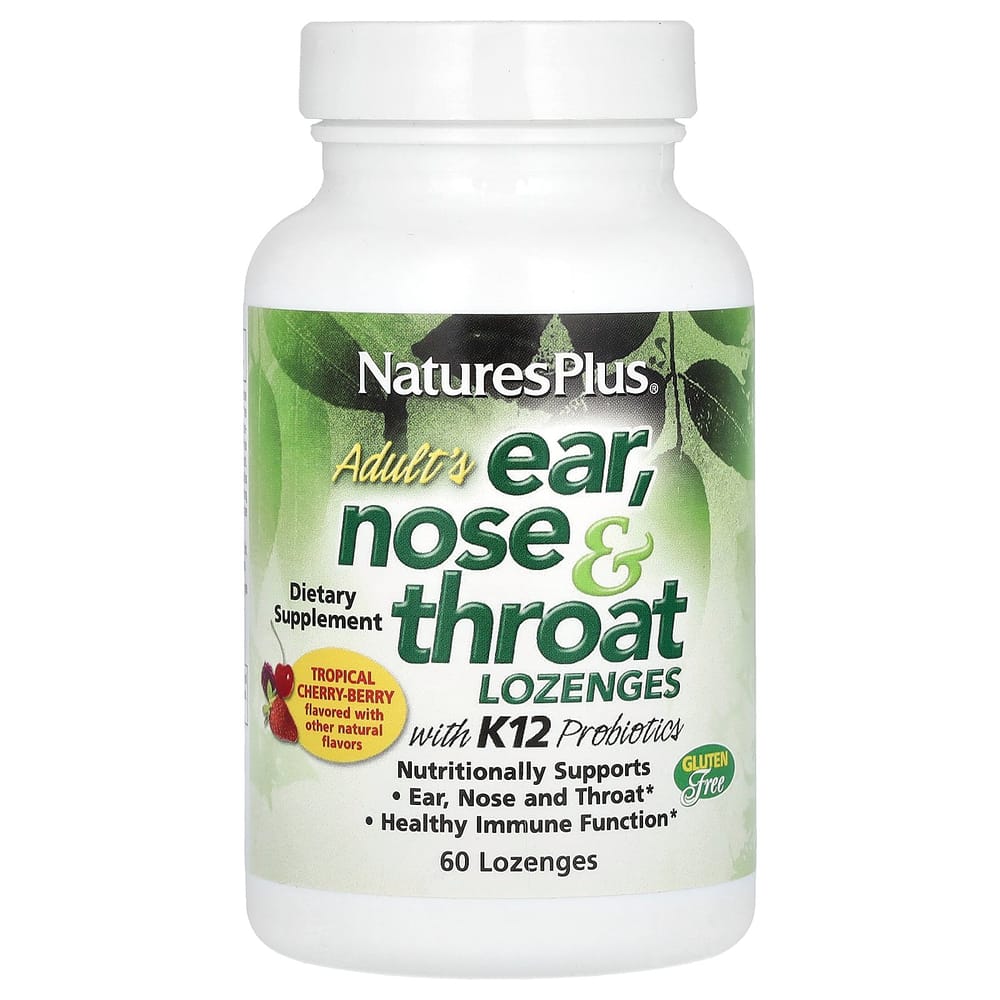 Nature s Plus Дорослі Пробіотичні льодяники K12 для вух, носа та горла, 60 штук 1 ea - 60 ea
Nature s Plus Дорослі Пробіотичні льодяники K12 для вух, носа та горла, 60 штук 1 ea - 60 ea