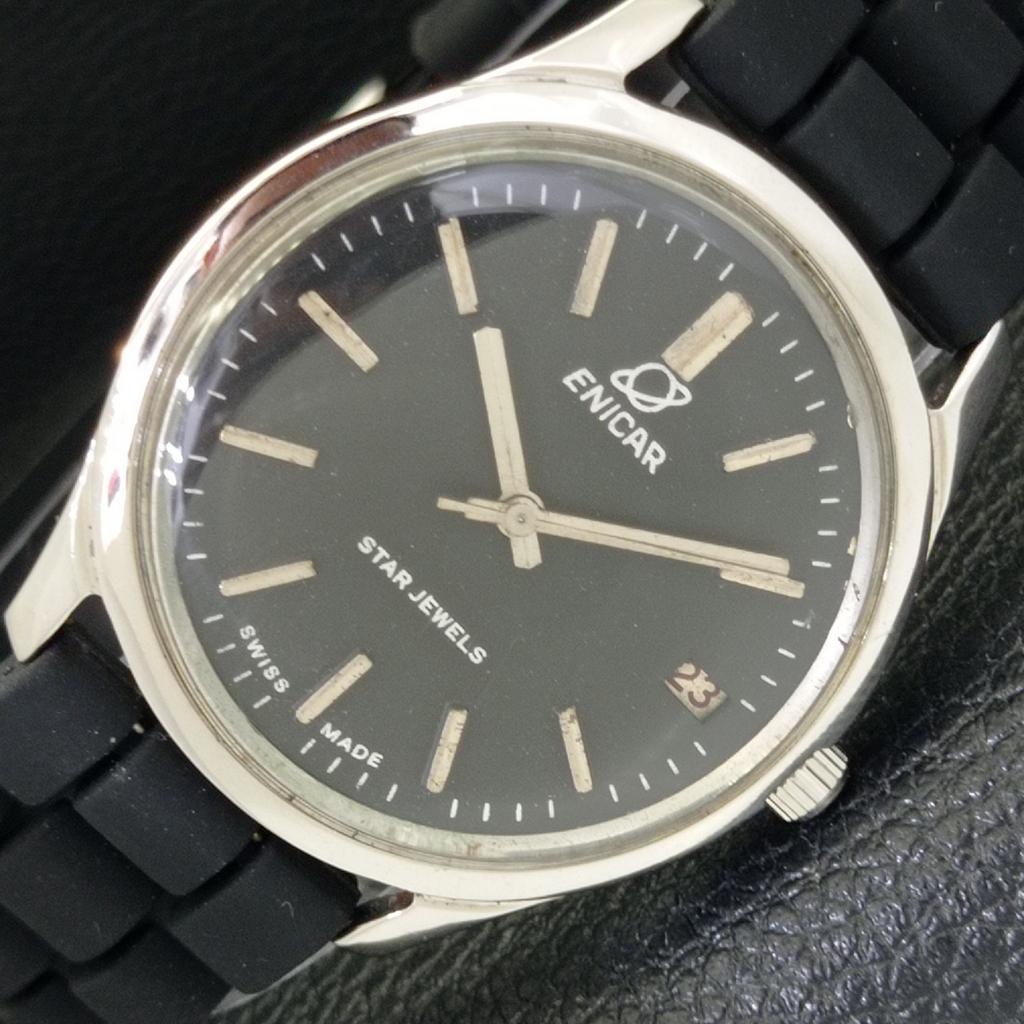 Б/у ENICAR AUTOMATIC STAR JEWELS 1145 ШВЕЙЦАРСКИЕ МУЖСКИЕ ЧАСЫ С ЧЕРНЫМ ЦИФЕРБЛАТОМ a432169-2 R110-a432169
Б/у ENICAR AUTOMATIC STAR JEWELS 1145 ШВЕЙЦАРСКИЕ МУЖСКИЕ ЧАСЫ С ЧЕРНЫМ ЦИФЕРБЛАТОМ a432169-2 R110-a432169