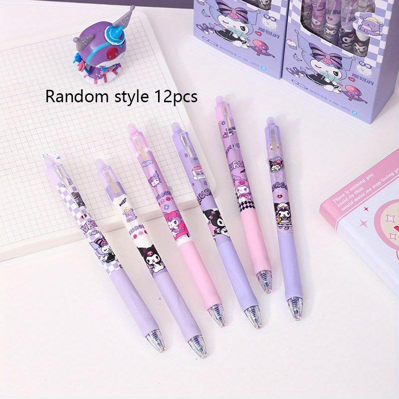 Sanrio 12pcs 0.5mm Kuromi Cute Elf of hot erasable press pen cartoon shape neutral pen ST head writing smoothly blue Random style 12pcs
Sanrio 12pcs 0.5mm Kuromi Cute Elf of hot erasable press pen cartoon shape neutral pen ST head writing smoothly blue Random style 12pcs