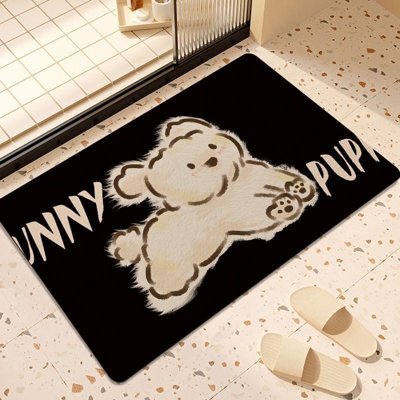 Cartoon Puppy Diatom Mud Floor Mat Home Bathroom Floor Mat Entrance Door Mat Bathroom Moisture-wicking Foot Mat 50*80cm
Cartoon Puppy Diatom Mud Floor Mat Home Bathroom Floor Mat Entrance Door Mat Bathroom Moisture-wicking Foot Mat 50*80cm