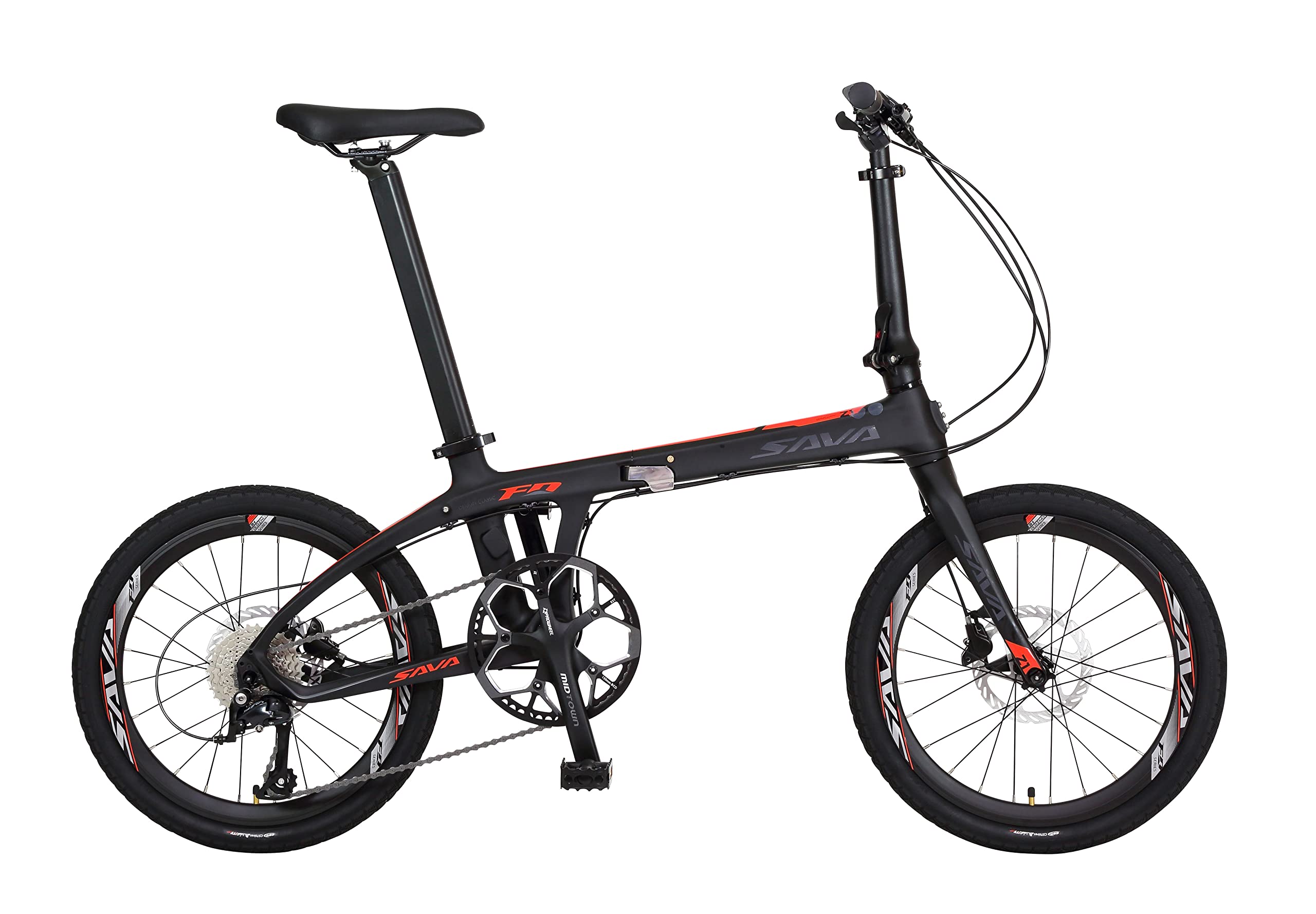 SAVANE Carbon FDB209GT Toray T700 Карбоновая рама 20 дюймов Складной велосипед Shimano SORA Передние и задние гидравлические дисковые тормоза Черный/красный 9-скоростной 89215-6299
SAVANE Carbon FDB209GT Toray T700 Карбоновая рама 20 дюймов Складной велосипед Shimano SORA Передние и задние гидравлические дисковые тормоза Черный/красный 9-скоростной 89215-6299