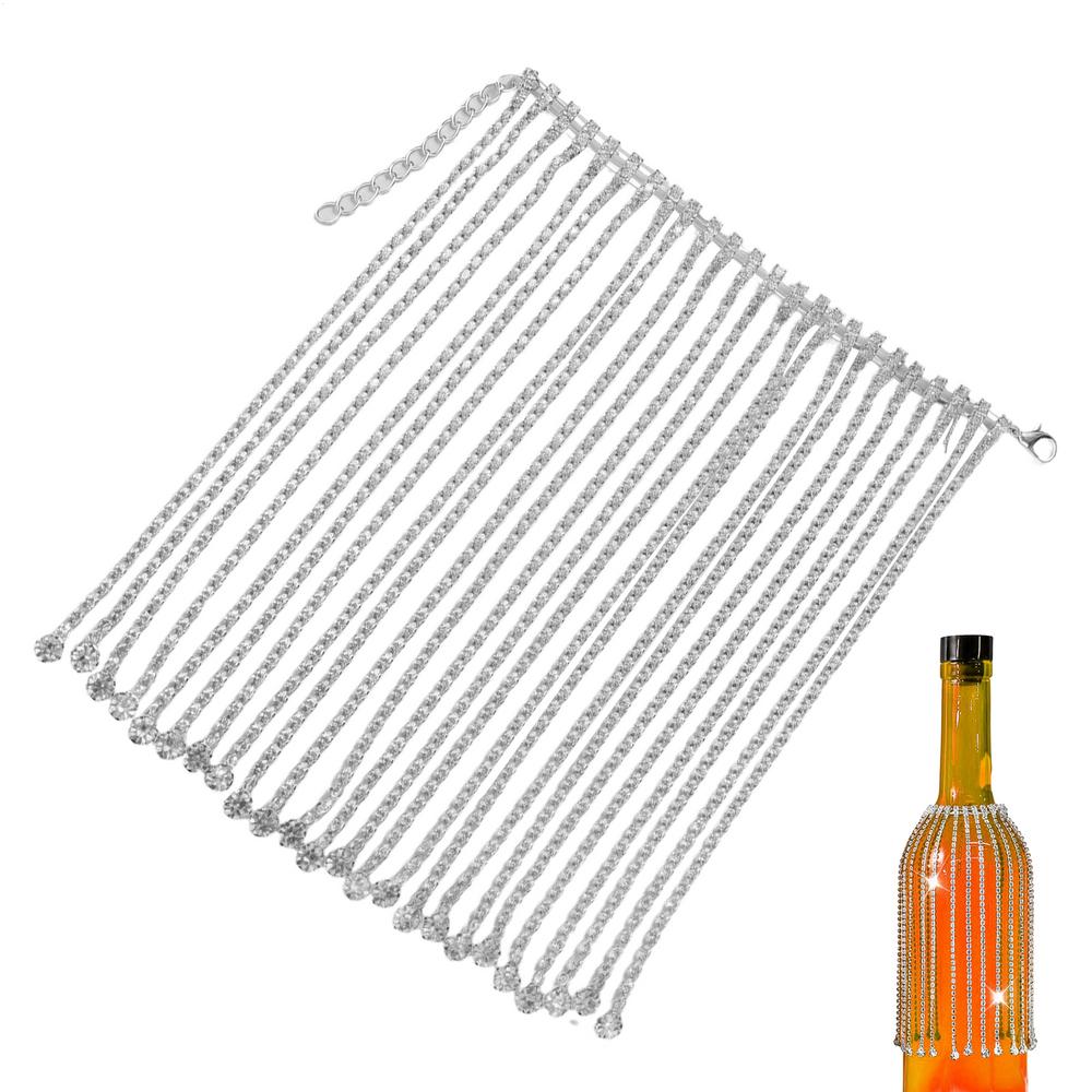 Wine Bottle Tassel Shiny Adjustable Wedding Decor Wine Bottle Fringe For Champagne Whiskey Wedding Holiday Birthday Party
Wine Bottle Tassel Shiny Adjustable Wedding Decor Wine Bottle Fringe For Champagne Whiskey Wedding Holiday Birthday Party