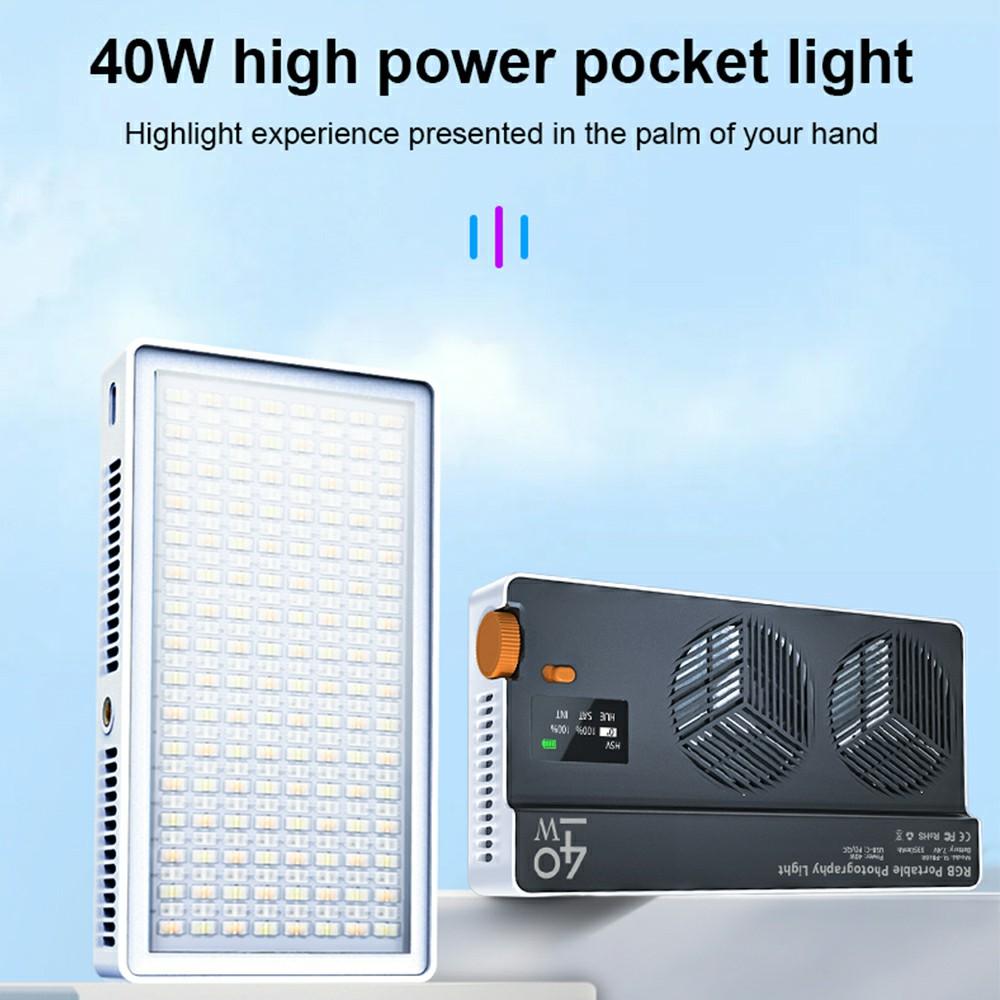 PB40R Portable RGB LED Video Light Pocket Photography Fill Light for Video Conference Live Streaming Vlogging Type A
PB40R Portable RGB LED Video Light Pocket Photography Fill Light for Video Conference Live Streaming Vlogging Type A