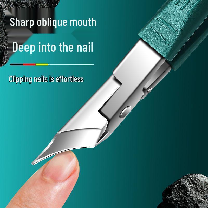 Oblique Mouth Nail Clippers with Anti-Splash Design for Thick Nails and Nail Care
Oblique Mouth Nail Clippers with Anti-Splash Design for Thick Nails and Nail Care