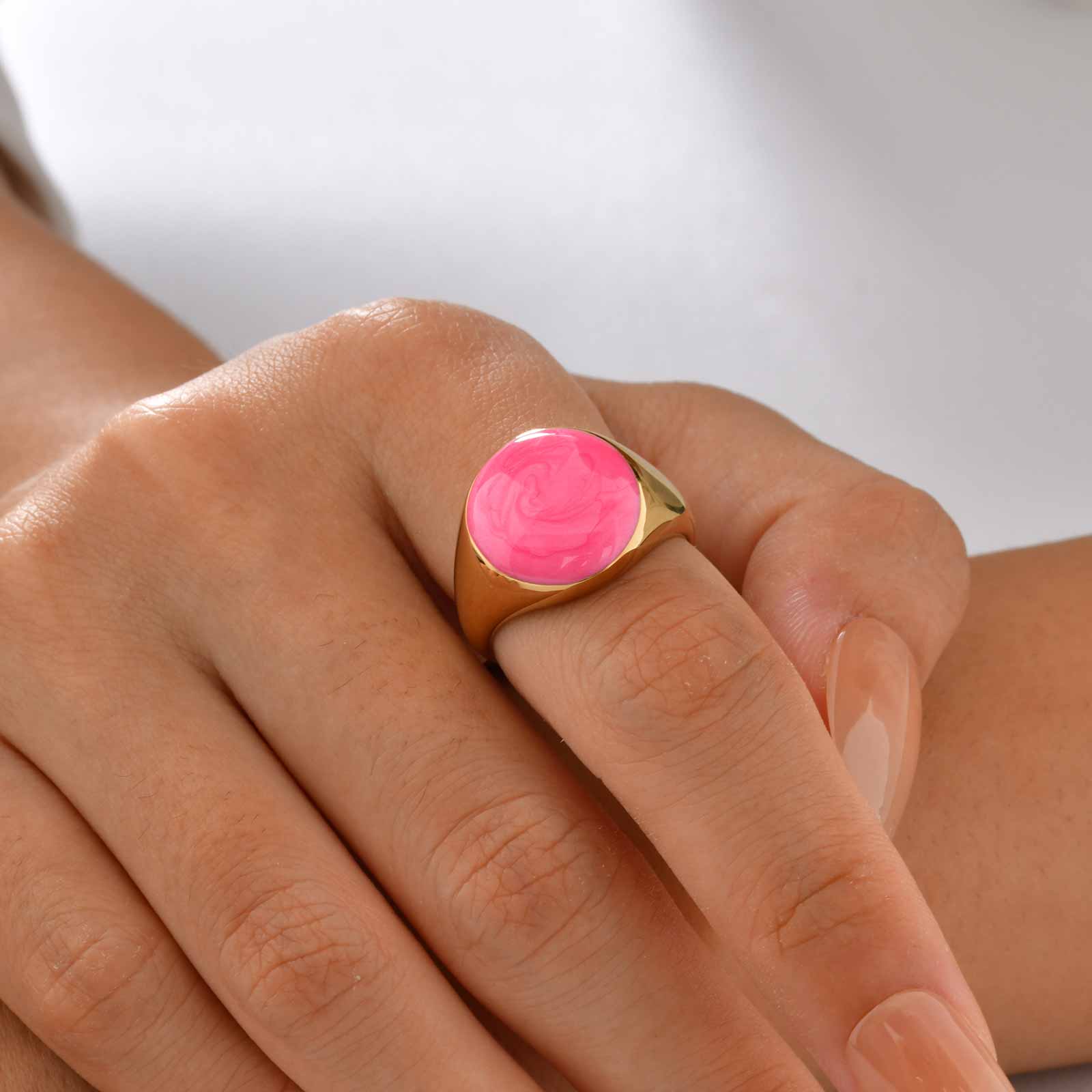 Enamel Drip Glaze Starry Blue Round Ring for Women,Gold Plated Stainless Steel Geometric Rings,Unique Accessories Gift 7
Enamel Drip Glaze Starry Blue Round Ring for Women,Gold Plated Stainless Steel Geometric Rings,Unique Accessories Gift 7