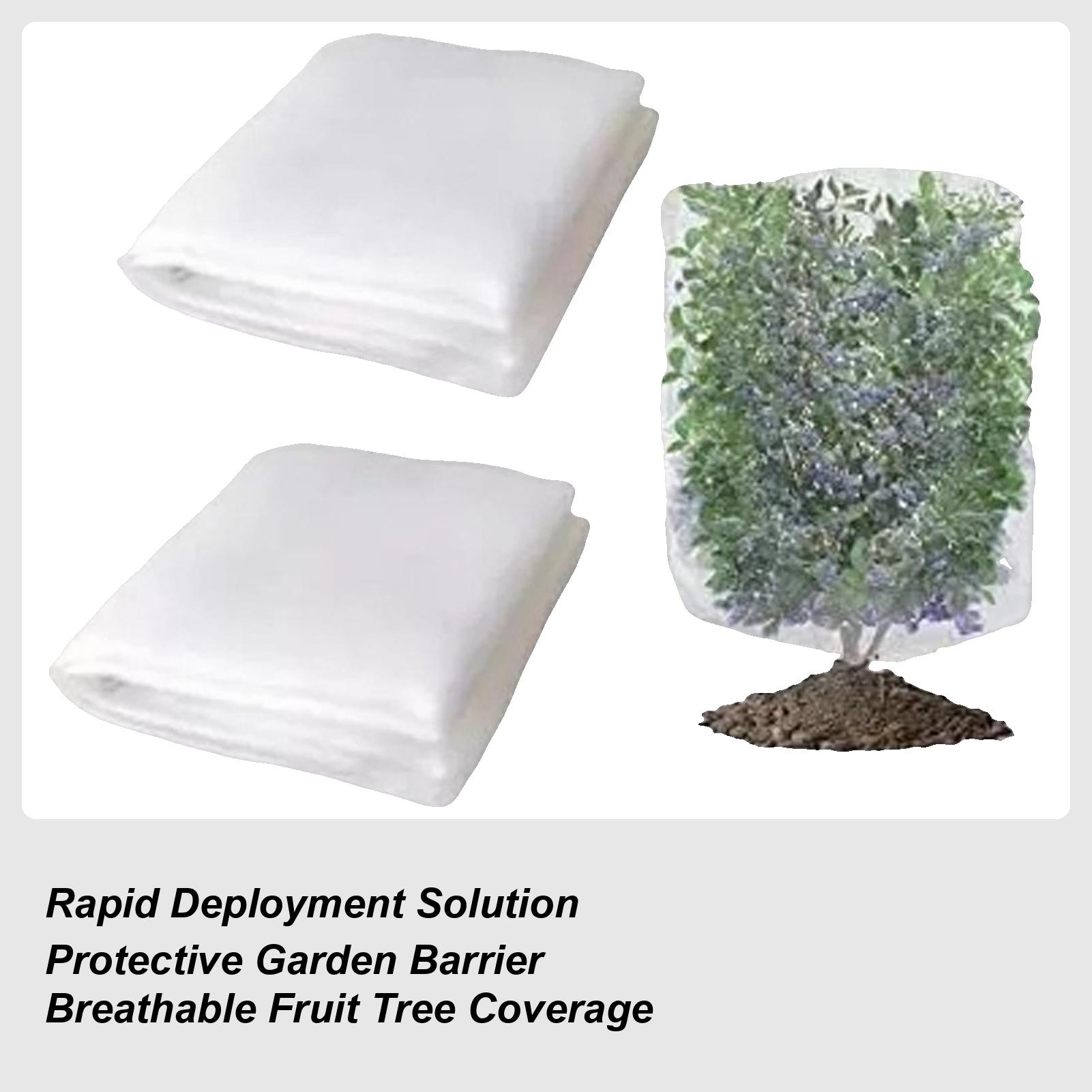 Garden Netting 2 Pieces Plant Mesh Barrier With Drawstring And Zipper Outdoor Plants Netting Cover For Greenhouse Crop Garden S
Garden Netting 2 Pieces Plant Mesh Barrier With Drawstring And Zipper Outdoor Plants Netting Cover For Greenhouse Crop Garden S