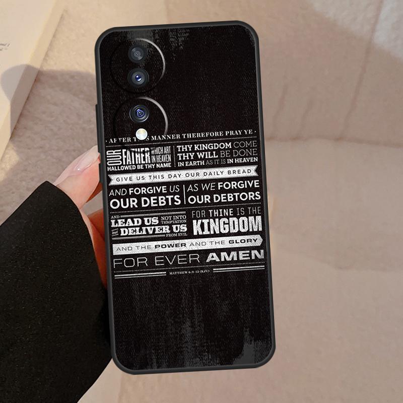 Christianity Lord Prayer For Honor Magic 8 Pro 6 5 7 Lite Case For Honor 400 200 90 70 50 X8c X8b X9a X9b X9c X9d Win Honor 70 Lite
Christianity Lord Prayer For Honor Magic 8 Pro 6 5 7 Lite Case For Honor 400 200 90 70 50 X8c X8b X9a X9b X9c X9d Win Honor 70 Lite