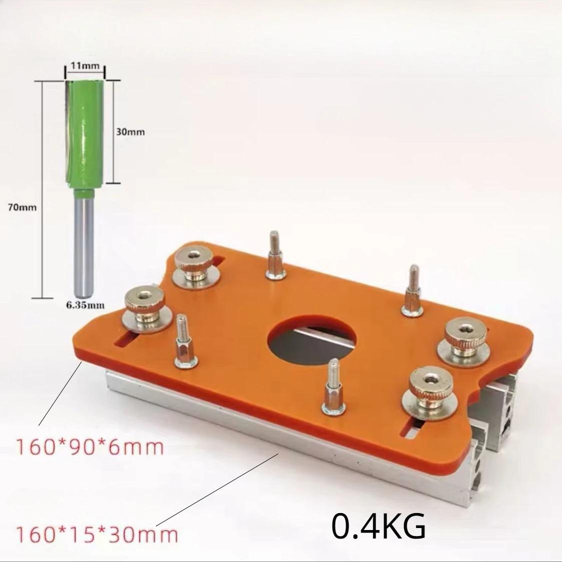 65mm Trimming Machine 2 In 1 Slotted Bracket Invisible Fasteners Wardrobe Cupboard Panel Punch Locator Aluminum with Scale
65mm Trimming Machine 2 In 1 Slotted Bracket Invisible Fasteners Wardrobe Cupboard Panel Punch Locator Aluminum with Scale