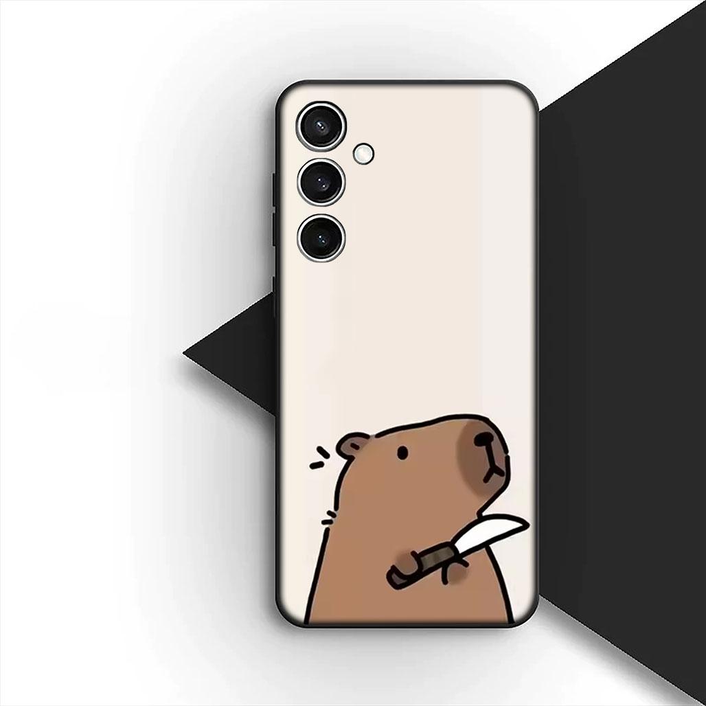 Lovely Capybara Silicone Cover for Samsung Galaxy A36 A55 A26 A05 A06 A14 A50 A51 A53 A54 A12 A13 A23 A35 Coque Phone Case Galaxy A26 5G
Lovely Capybara Silicone Cover for Samsung Galaxy A36 A55 A26 A05 A06 A14 A50 A51 A53 A54 A12 A13 A23 A35 Coque Phone Case Galaxy A26 5G
