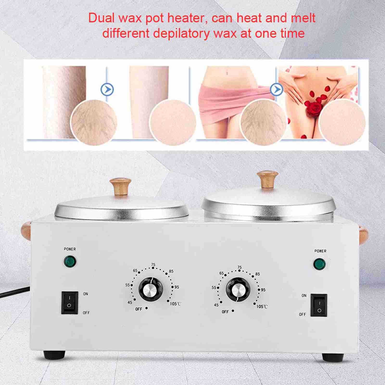 Hot Paraffin Wax Warmer Salon Spa Dual Pot Depilatory Waxing Hter NaMachine
Hot Paraffin Wax Warmer Salon Spa Dual Pot Depilatory Waxing Hter NaMachine