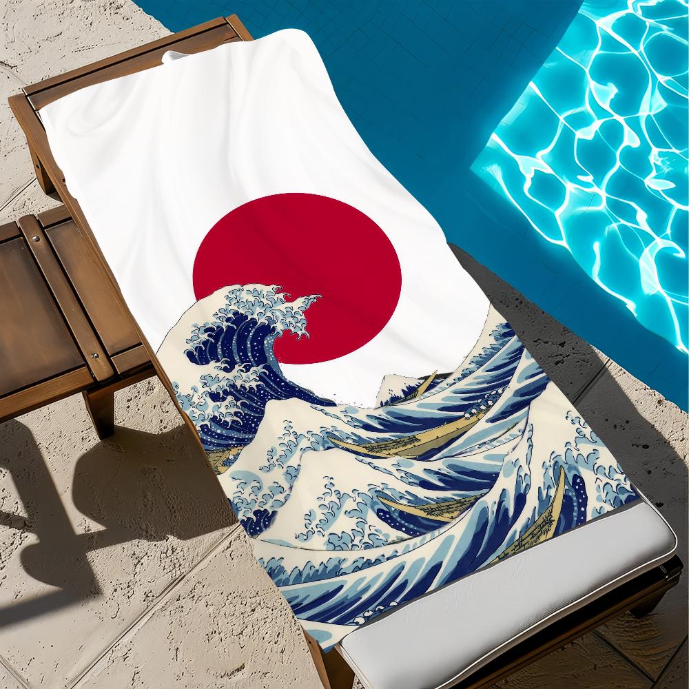 Beige Cartoon W-wave-e art Towel Large Quick-Drying Microfiber soft Beach Towel for Travel Fitness Sauna Bathing Camping W30*H60(CM)
Beige Cartoon W-wave-e art Towel Large Quick-Drying Microfiber soft Beach Towel for Travel Fitness Sauna Bathing Camping W30*H60(CM)