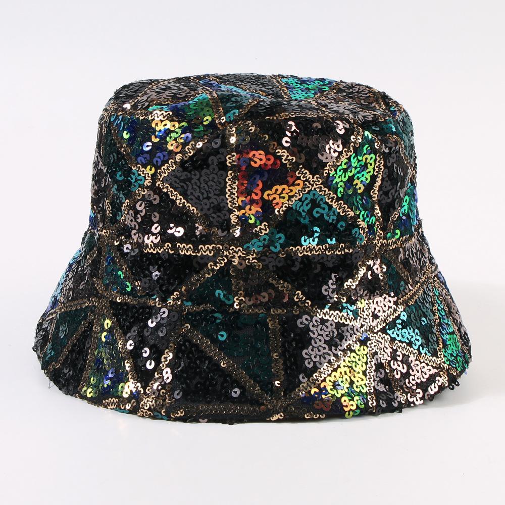 Hat Shiny Sequin Doublesided Wearable Womens Sunshade Hatscaps Fisherman Black Gold
Hat Shiny Sequin Doublesided Wearable Womens Sunshade Hatscaps Fisherman Black Gold