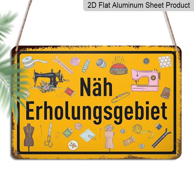 2D Flat 1pc Aluminium Metal Sign Plaque, German Erholungsgebiet Für Nähere , 8*12inch, Ideal for Home Decor, Clubs, and Outdoor Decoration - Durable 20*30cm
2D Flat 1pc Aluminium Metal Sign Plaque, German Erholungsgebiet Für Nähere , 8*12inch, Ideal for Home Decor, Clubs, and Outdoor Decoration - Durable 20*30cm